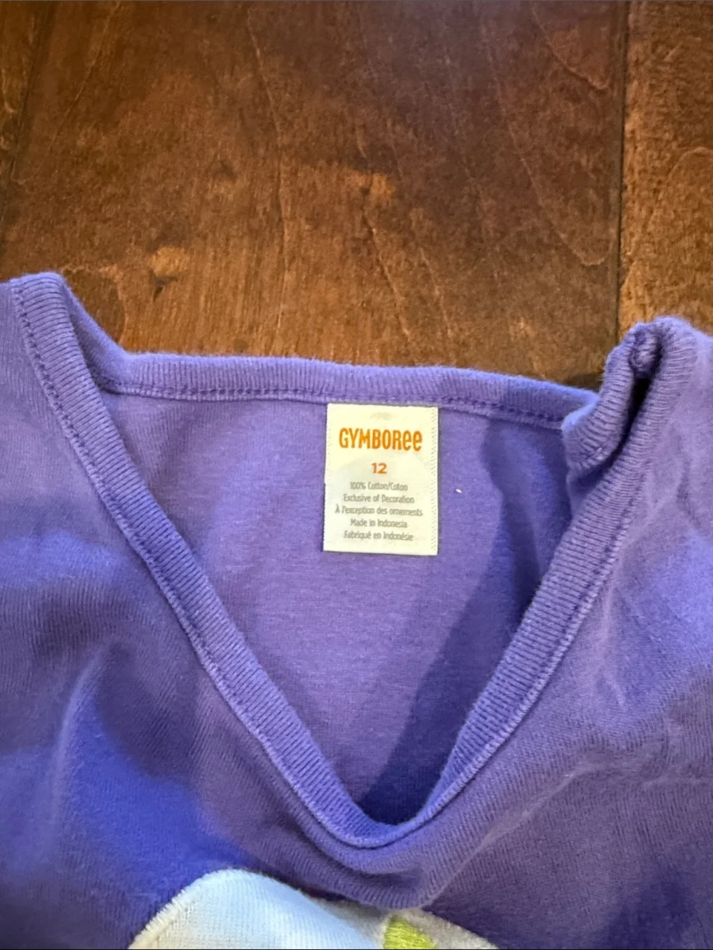 Gymboree Girls Purple Halloween Ghost Graphic Tee